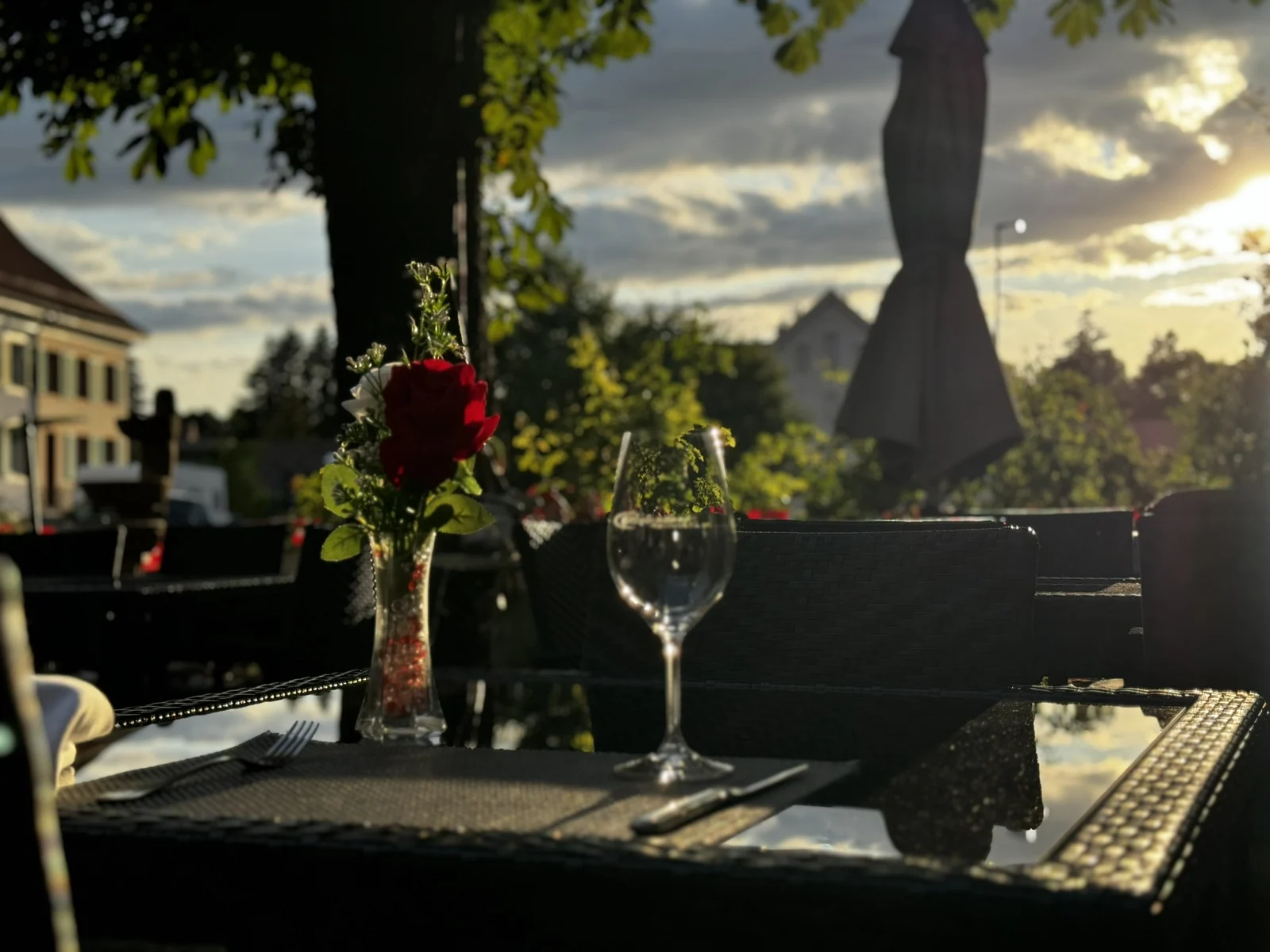 Ein Moment im Freien